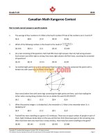 de thi toan quoc te kangaroo nam 2016 lop 9 10 co dap an de tieng anh