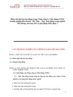 Phân tích thù lao lao động trong tổng công ty viễn thông GTEL doanh nghiệp liên doanh  việt nam – nga 