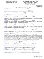 [toanmath.com]   Đề thi thử THPT Quốc gia 2018 môn Toán trường THPT Đội Cấn – Vĩnh Phúc lần 1
