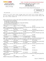 de thi thu thpt quoc gia mon hoa nam 2016 truong thpt yen lac vinh phuc lan 5