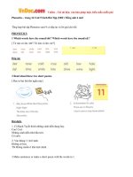 giai bai tap sbt tieng anh lop 6 chuong trinh moi unit 9 cities in the world