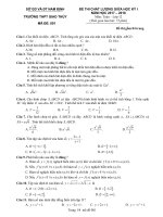 [toanmath.com] Đề thi chất lượng giữa học kỳ 1 môn Toán 12 năm học 2017 – 2018 trường THPT Giao Thủy – Nam Định