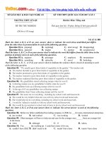 bo de thi thu thpt quoc gia nam 2017 mon tieng anh truong thpt le loi nghe anh co dap an lan 1