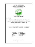 Tình hình nhiễm bệnh suyễn trên đàn lợn từ 2 đến 5 tháng tuổi tại trại công ty Marphavet và sử dụng một số phác đồ điều trị. (Khóa luận tốt nghiệp)