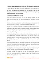 cac bien phap giup giao vien lam tot cong tac chu nhiem