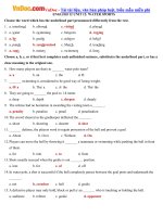 tong hop bai tap tieng anh lop 12 unit 12 water sports co dap an