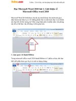 hoc microsoft word 2010 bai 1 gioi thieu ve microsoft office word 2010