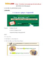 tu hoc ngu phap tieng anh bai 17 cau truc va cach su dung thi tuong lai gan