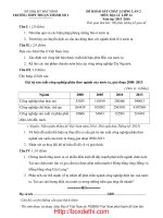 De va dap an khao sat mon đia lan 2   2015  2016