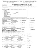 de thi hoc ky 2 mon tieng anh lop 9 tinh dong nai nam hoc 2016 2017 co dap an 1