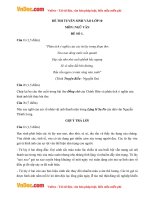 10 de thi tuyen sinh vao lop 10 mon ngu van