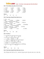 bai tap trac nghiem tieng anh lop 6 unit 11 what do you eat test 1 co dap an