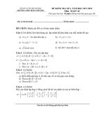 [toanmath.com]   Đề kiểm tra Đại số 10 chương 1 (Mệnh đề – Tập hợp) trường THPT Đoàn Thượng – Hải Dương