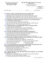 de thi thu thpt quoc gia 2017 mon lich su truong thpt chuyen nguyen quang dieu lan 2