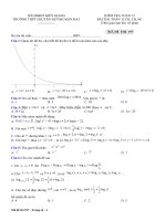 [toanmath.com] Đề kiểm tra Giải tích 12 chương 2 (Mũ – Logarit) trường THPT chuyên Huỳnh Mẫn Đạt – Kiên Giang