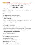 ngu phap tieng anh lop 9 unit 6 the environment