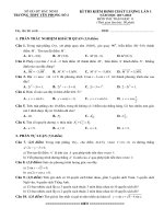 [toanmath.com] Đề kiểm định chất lượng lần 1 năm học 2017 – 2018 môn Toán 11 trường THPT Yên Phong 2 – Bắc Ninh