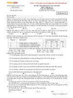 de thi thu thpt quoc gia 2016 mon sinh hoc tinh bac giang