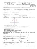 [toanmath.com]   Đề kiểm tra chất lượng giữa kỳ 1 năm 2017 – 2018 môn Toán 12 trường Thuận Thành 3 – Bắc Ninh