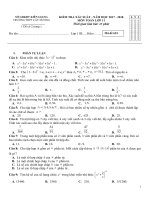 Đề kiểm tra Đại số và Giải tích 11 chương 2 (Tổ hợp - xác suất) trường THPT Cây Dương - Kiên Giang - TOANMATH.com de 653