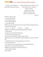 de thi thu thpt quoc gia nam 2017 mon dia ly truong thpt chuyen luong the vinh dong nai lan 2