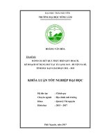Đánh giá kết quả thực hiện quy hoạch, kế hoạch sử dụng đất tại xã Lạng San  huyện Na Rì  tỉnh Bắc Kạn giai đoạn 2011  2015. (Khóa luận tốt nghiệp)