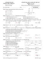 [toanmath.com]   Đề kiểm tra chất lượng giữa HKI năm 2017 – 2018 môn Toán 12 trường C Bình Lục – Hà Nam