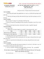 de thi thu thpt quoc gia mon dia nam 2016 truong thpt yen lac vinh phuc lan 5