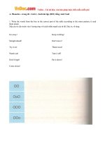 giai bai tap sbt tieng anh lop 9 chuong trinh moi unit 6 viet nam then and now