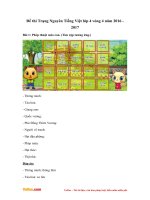 de thi trang nguyen tieng viet lop 4 vong 4 nam hoc 2016 2017