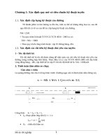 Thuyết minh đồ án thiết kế đường