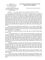 Công văn số 13703 QLD-ĐK của Cục Quản lý Dược V v đăng ký, nhập khẩu thuốc chứa phối hợp Cephalosporin với chất ức chế beta-lactamse | Hiệp hội Doanh nghiệp Dược Việt Nam