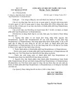 Công văn số 13702 QLD-ĐK của Cục Quản lý Dược V v đăng ký, nhập khẩu thuốc chứa phối hợp Streptokinase và Streptodornase | Hiệp hội Doanh nghiệp Dược Việt Nam