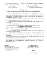 Thong bao ve viec kiem tra tieng Anh dinh ky doi voi K57 23 10