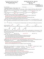 Kiểm tra 50 giữa kì 1  THPT chu văn an   hà nội 2017   2018 