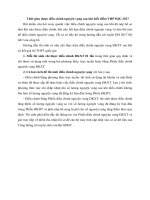 thoi gian duoc dieu chinh nguyen vong sau khi biet diem thpt quoc gia 2017