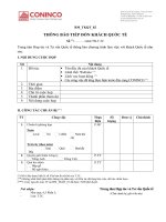 BM 02_ Thông báo tiếp đón khách Quốc tế BM 2 TKQT