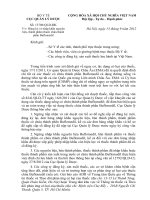 Công văn số 13706 QLD-ĐK của Cục Quản lý Dược V v Đăng ký và nhập khẩu nguyên liệu, thành phẩm thuốc chứa thành phần Buflomedil | Hiệp hội Doanh nghiệp Dược Việt Nam