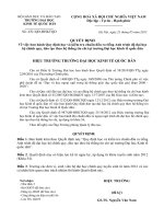 1.Quyet dinh ban hah quy dinh ve hoc va ktra dau ra tieng Anh K54 21 5