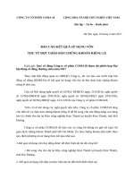 1.BÁO CÁO KẾT QUẢ SỬ DỤNG VỐN THU TỪ ĐỢT CHÀO BÁN CHỨNG KHOÁN RIÊNG LẺ