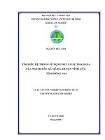 TÌM HIỂU HỆ THỐNG SỬ DỤNG ĐẤT CÓ SỰ THAM GIA CỦA NGƯỜI DÂN XÃ MÃ ĐÀ, HUYỆN VĨNH CỬU, TỈNH ĐỒNG NAI
