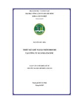 THIẾT KẾ GHẾ NGOÀI TRỜI DH03DH TẠI CÔNG TY SCANSIA PACIFIC