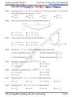 Đề ôn thi Học kì 1 Toán 10