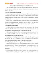 4 cach on thi mon toan dat ket qua cao thi thpt quoc gia