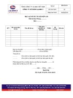 BM.09.04 Muc luc tai lieu nop luu