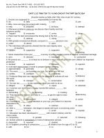 CHẮT lọc TINH túy từ VỰNG CHO kỳ THI THPT QUỐC GIA