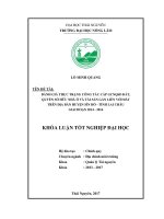 Đánh giá công tác cấp giấy chứng nhận quyền sử dụng đất tại huyện sìn hồ   tỉnh lai châu giai đoạn 2014   2016 