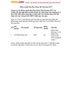 diem chuan dh duoc ha noi