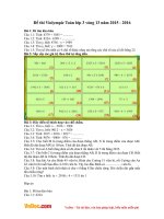 de thi violympic toan lop 3 vong 13