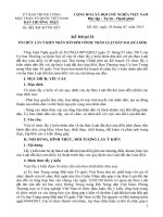 Kế hoạch tổ chức lấy ý kiến nhân dân đối với dự thảo luật đất đai (sửa đổi)